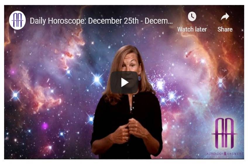 You are currently viewing Daily Horoscope: December 25th – December 27th, 2019