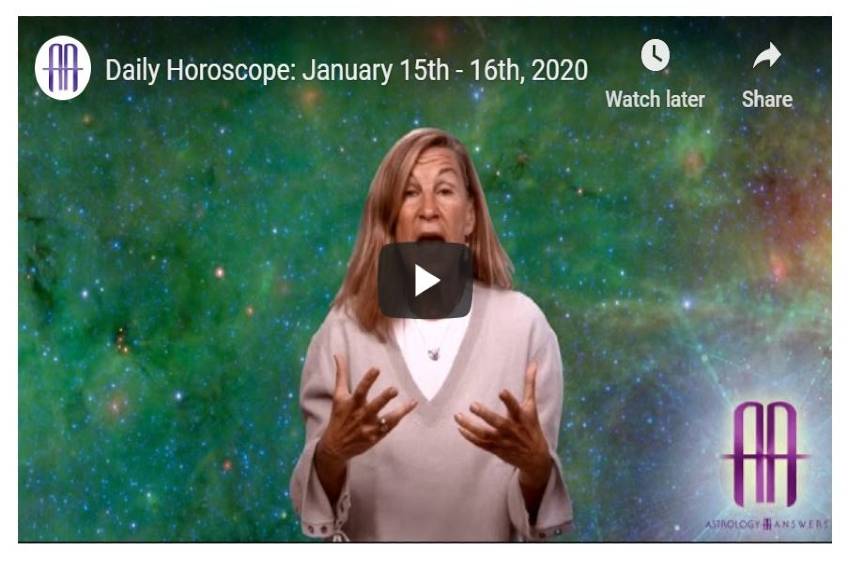 You are currently viewing Daily Horoscope: January 15th – 16th, 2020