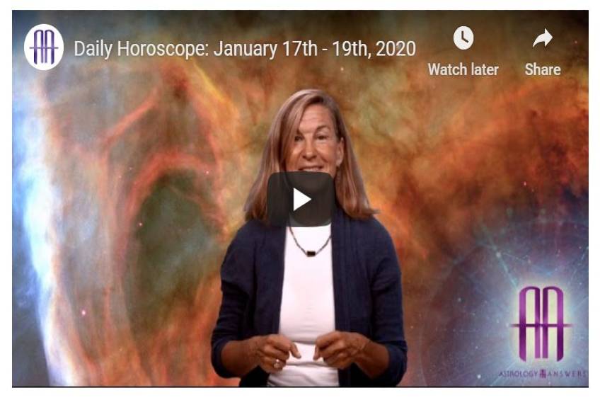 You are currently viewing Daily Horoscope: January 17th – 19th, 2020
