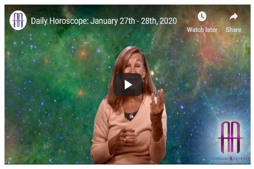 You are currently viewing Daily Horoscope: January 27th – 28th, 2020