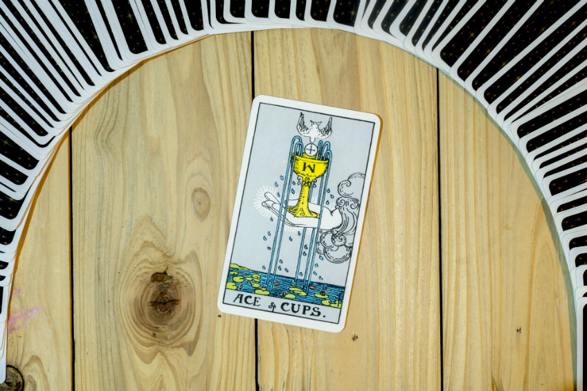 You are currently viewing The Ace of Cups Tarot Card