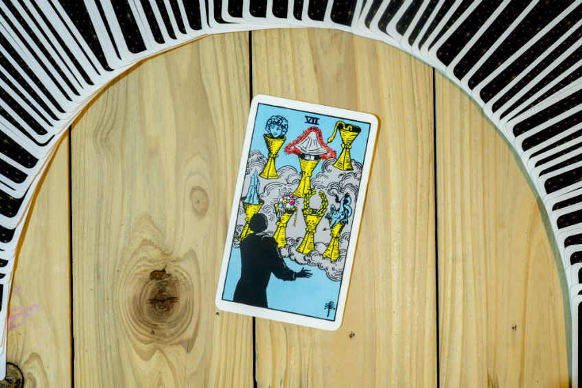You are currently viewing Tarot Reading: The Seven of Cups