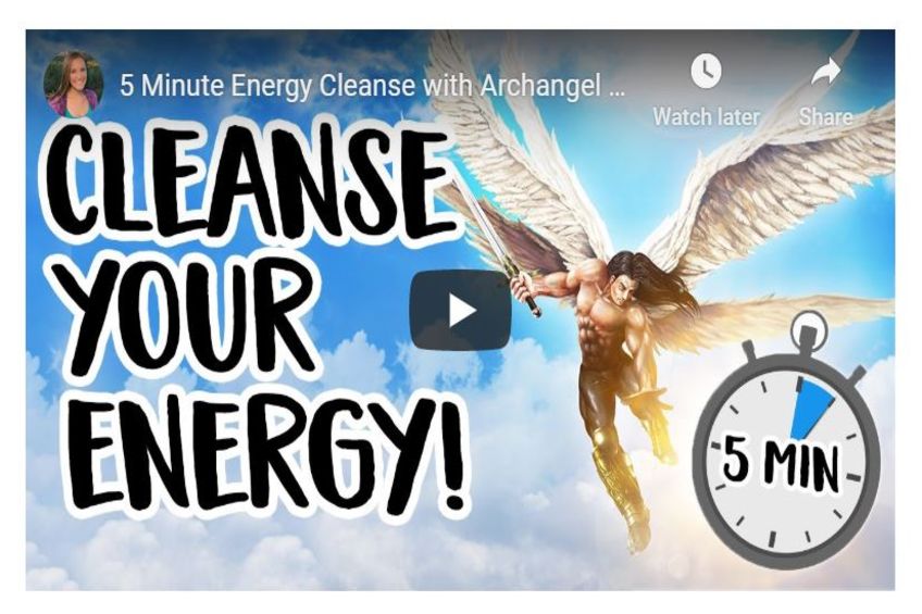 You are currently viewing 5 Minute Energy Cleanse with Archangel Michael!
