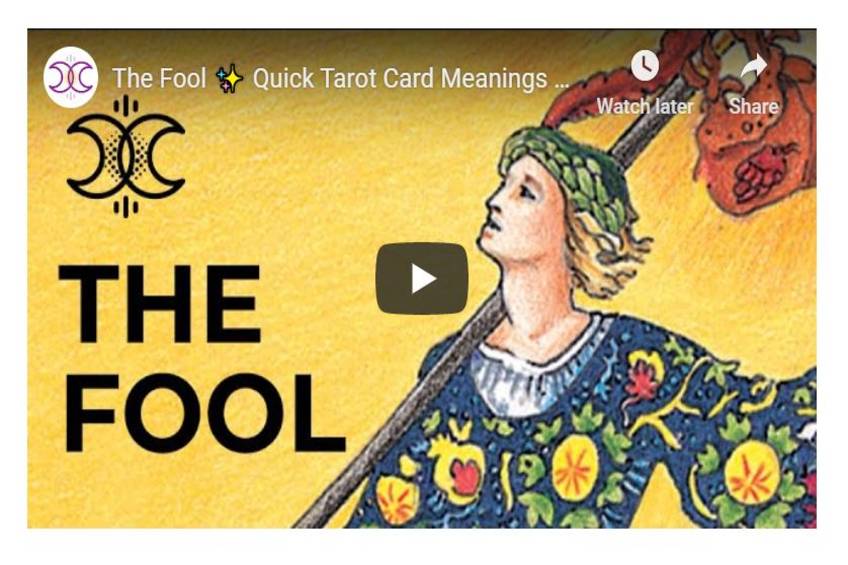 You are currently viewing The Fool Quick Tarot Card Meanings