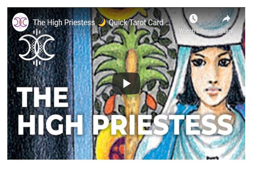 You are currently viewing The High Priestess Quick Tarot Card Meanings
