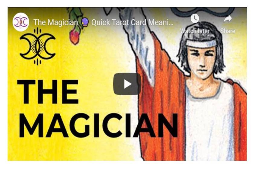 You are currently viewing The Magician Quick Tarot Card Meanings