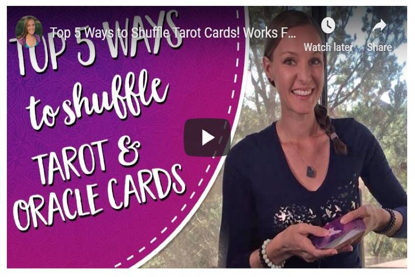 Top 5 Ways to Shuffle Tarot Cards! Works For Angel Cards & Oracle Cards Too!