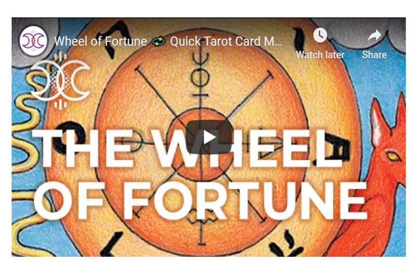You are currently viewing Wheel of Fortune Quick Tarot Card Meanings