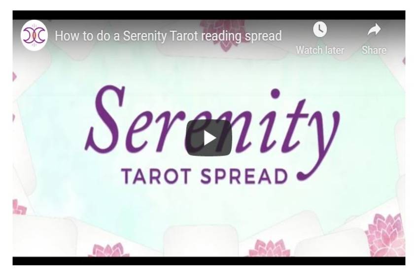 You are currently viewing How to do a Serenity Tarot reading spread