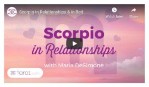 Scorpio in Relationships & in Bed