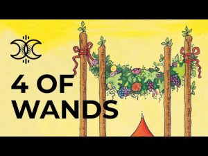 Read more about the article 4 of Wands Quick Tarot Card Meanings