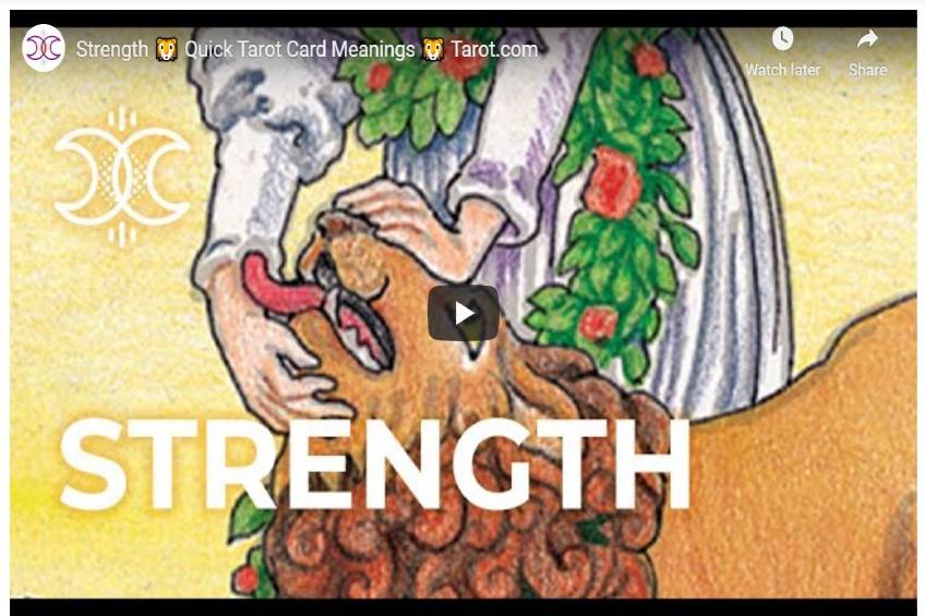 You are currently viewing Strength Quick Tarot Card Meanings