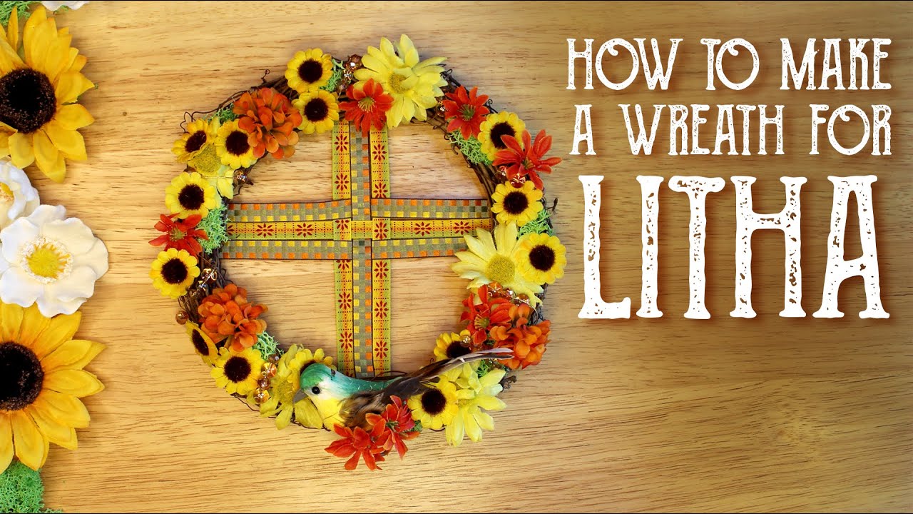 You are currently viewing Summer Solstice Sun Wheel Wreath – Magical Crafting