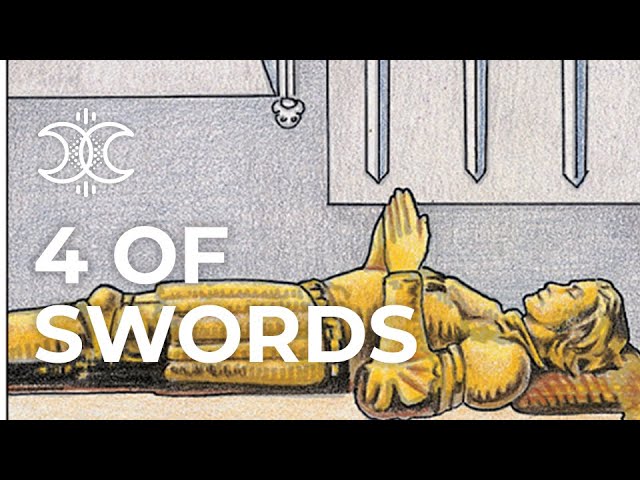 You are currently viewing 4 of Swords Quick Tarot Card Meanings