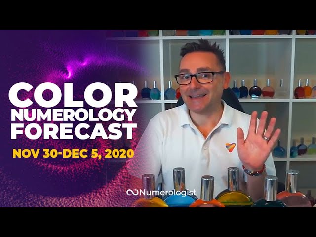 Read more about the article Your Weekly Color Numerology Forecast🎨🔢| November 30-December 5, 2020