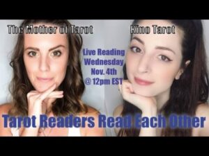 Getting a personal reading live with the Mother of Tarot!