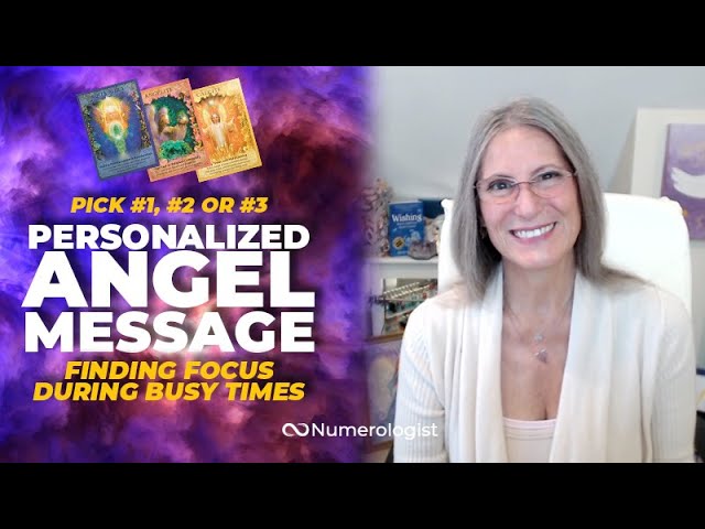 Angel Message 😇 Find Focus (Personalized Angel Card Reading)
