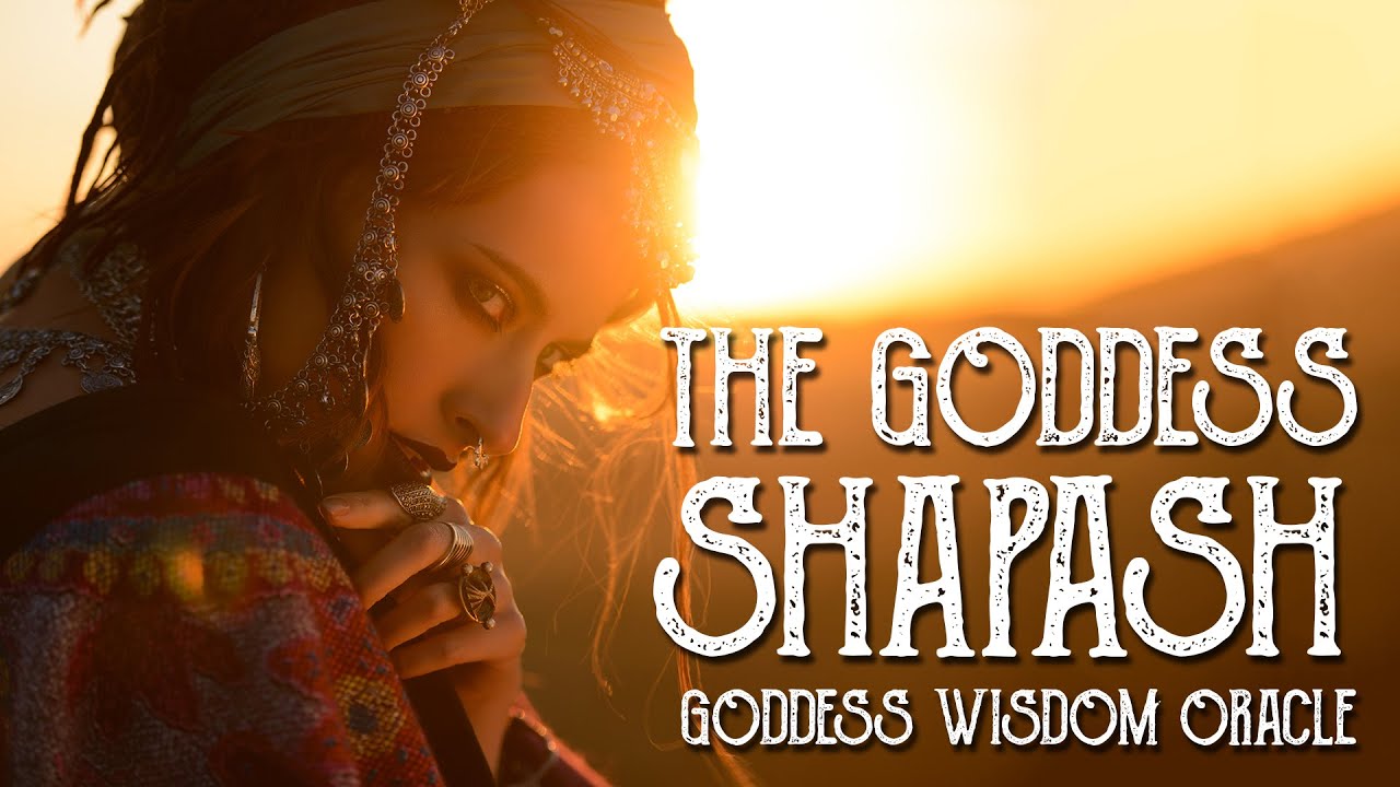 Messages From the Goddess Shapash, Goddess Wisdom Oracle Cards, Magical Crafting, Tarot & Witchcraft