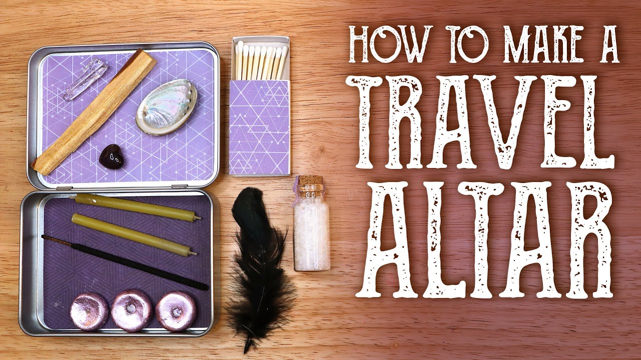 Portable Travel Altar – Creating Sacred Space, Elemental Mini Tin Altar