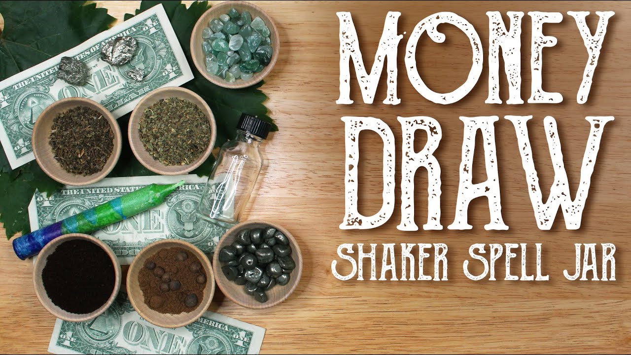 Money Draw Shaker Spell Jar