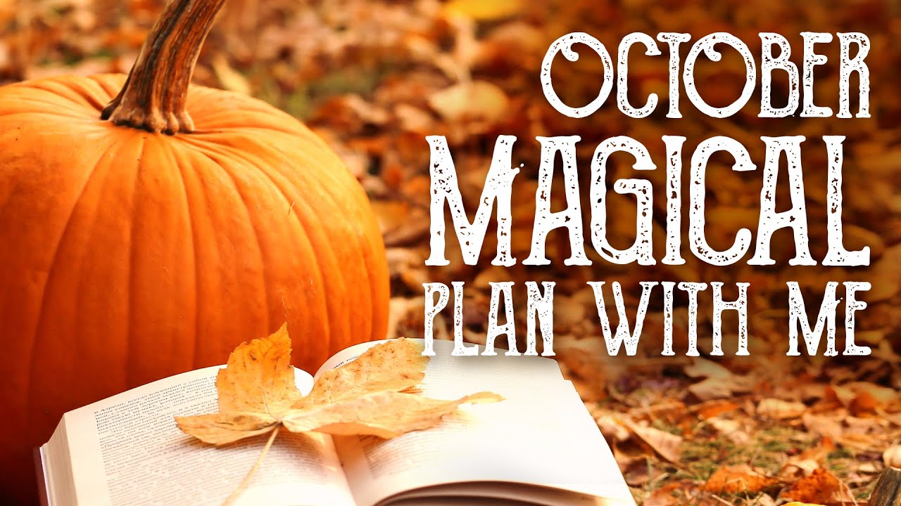 You are currently viewing October Plan With Me – Halloween themed stickers, planning a Samhain celebration – Magical Crafting